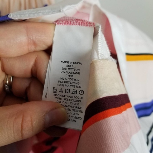 Kate Spade spice things up berber stripe dress, size 2, nwot - Picture 6 of 7